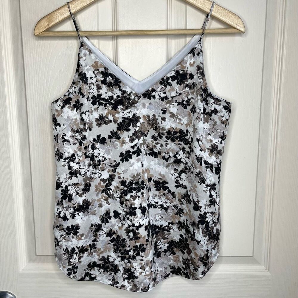 Express Factory Floral V Neck Camisole Tank Top - XS